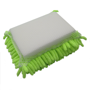 M013 micjrofibre sponge  shape , 6x16x19cm, M013 micjrofibre sponge  shape , 6x16x19cm