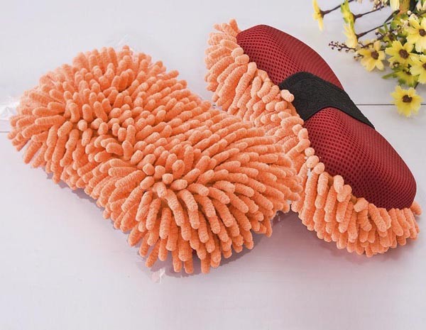 M026 Chenille & Sandwich mesh sponge 22x12x5cm