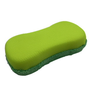 M024 Chenille & Mesh sponge with handle 22x12x5cm, M024 Chenille & Mesh sponge with handle 22x12x5cm