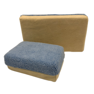 M029A Microfibre & Cahmois sponge 4x10x18cm, M029A Microfibre & Cahmois sponge 4x10x18cm