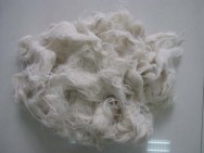 white soft goat hair combings, white soft goat hair combings