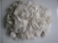 white soft goat hair combings, white soft goat hair combings